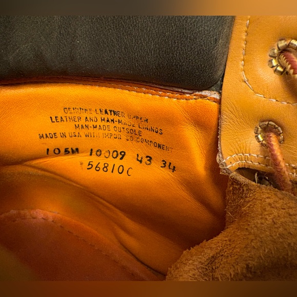 Timberland Premium Wheat Nubuck Men’s Leather Boots Size 10.5 M - Picture 12 of 16